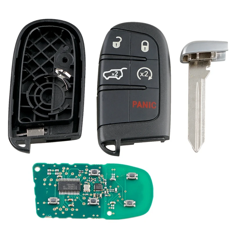 

Smart Remote Car Key 433Mhz Fob Fit For 2014-2018 Jeep Grand
