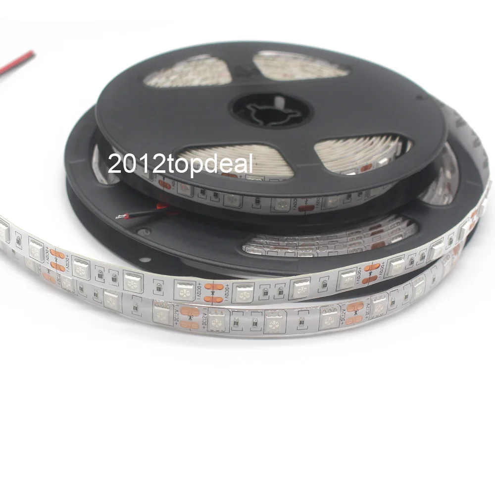 DC12V 0.5 5m UV Led Strip light 5050 SMD 60leds/m ip65/non waterproof Ultraviolet Ray LED Diode