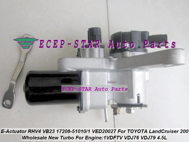 Turbo Electronic Actuator RHV4 VB23 17208-51010 17208-51011 VED20027 For TOYOTA LandCruiser 200 D40 508F 1VDFTV VDJ76 VDJ79 4.5L (2)