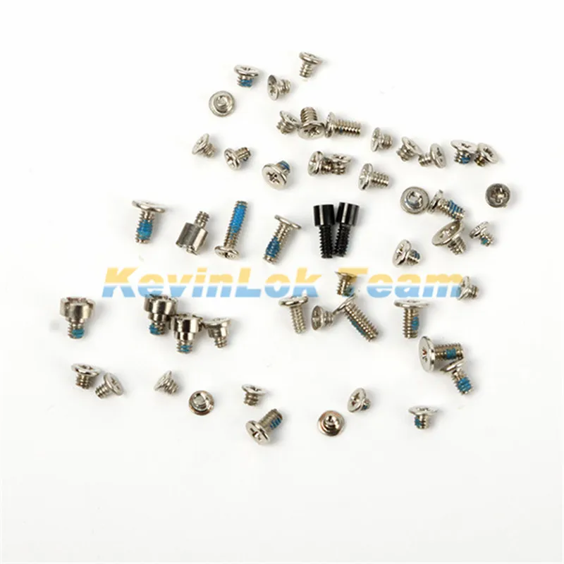 

5set/lot Replacement Spare Parts Full Set Pentagon Bottom Dock Connector Screws For iPhone 5S 5 Point Star Screw