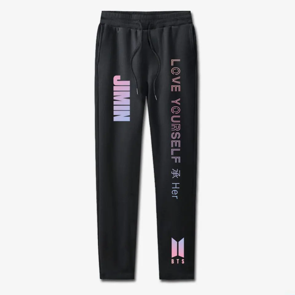 LUCKYFRIDAYF bts Hohe Qualität 100% Baumwolle Hosen lose hosen Casual Jogginghose Hosen Kpop Männer/Frauen harem hosen