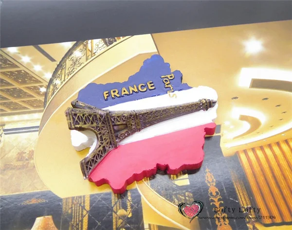 France Paris Eiffel Tower Fridge Magnets Tourist Souvenir - 2