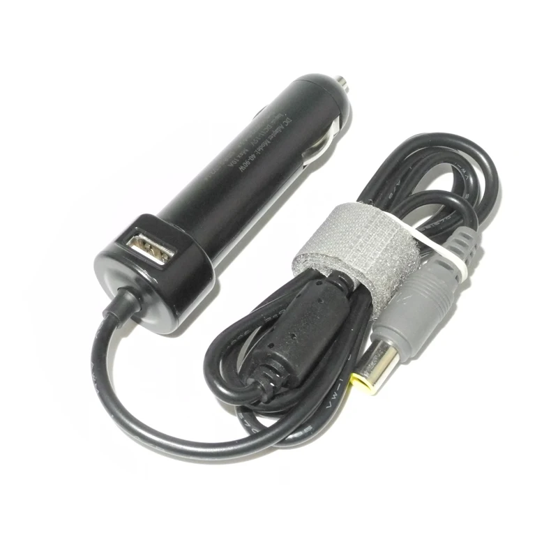 90W Laptop Dc Car Charger Adapter for Lenovo Thinkpad X60 X61 Z60 Z61