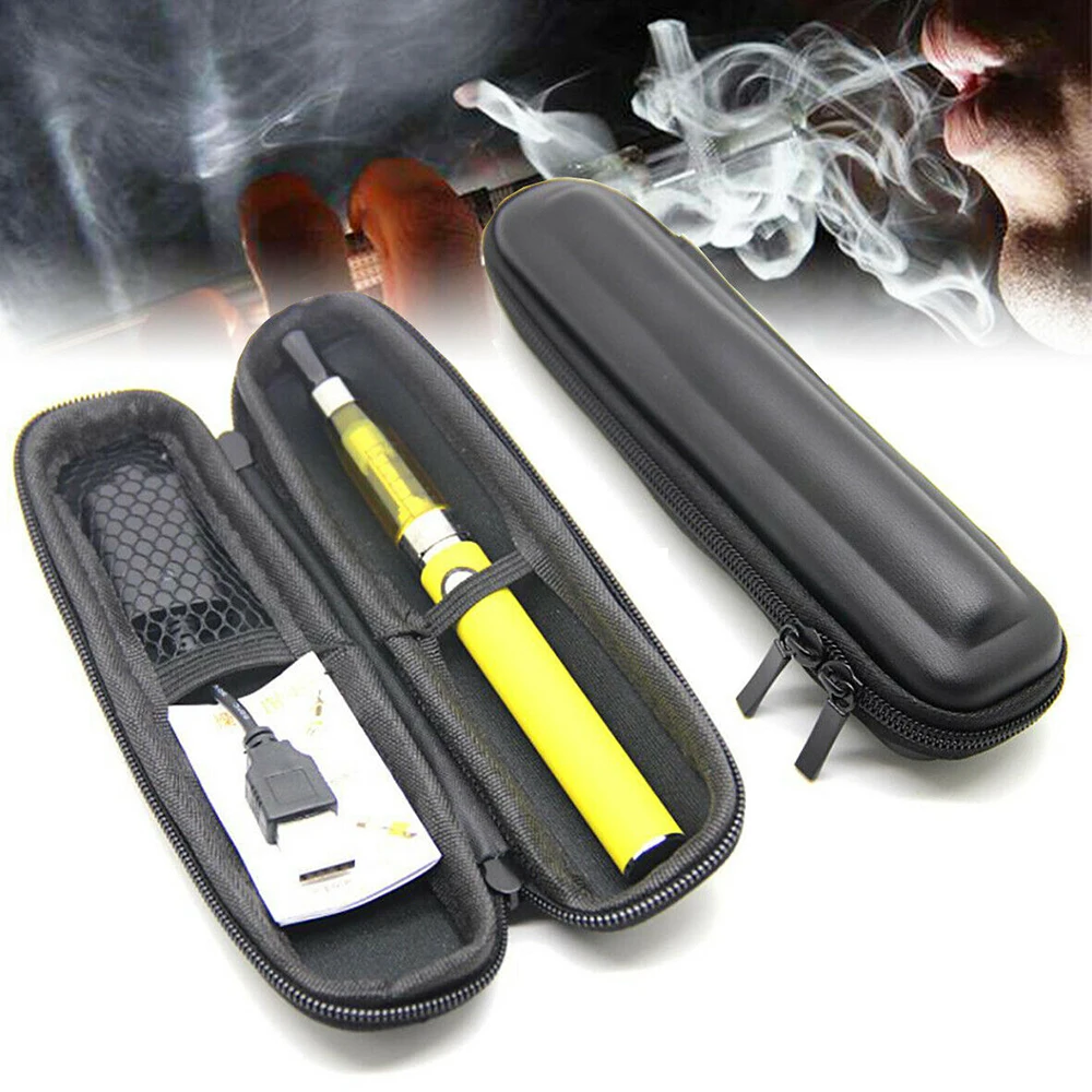 

1pc Black Zippered Vapor Case Bag Electric Cigrattes Protable Case For VAPE E Pen Ego Carrying Accessory Holder