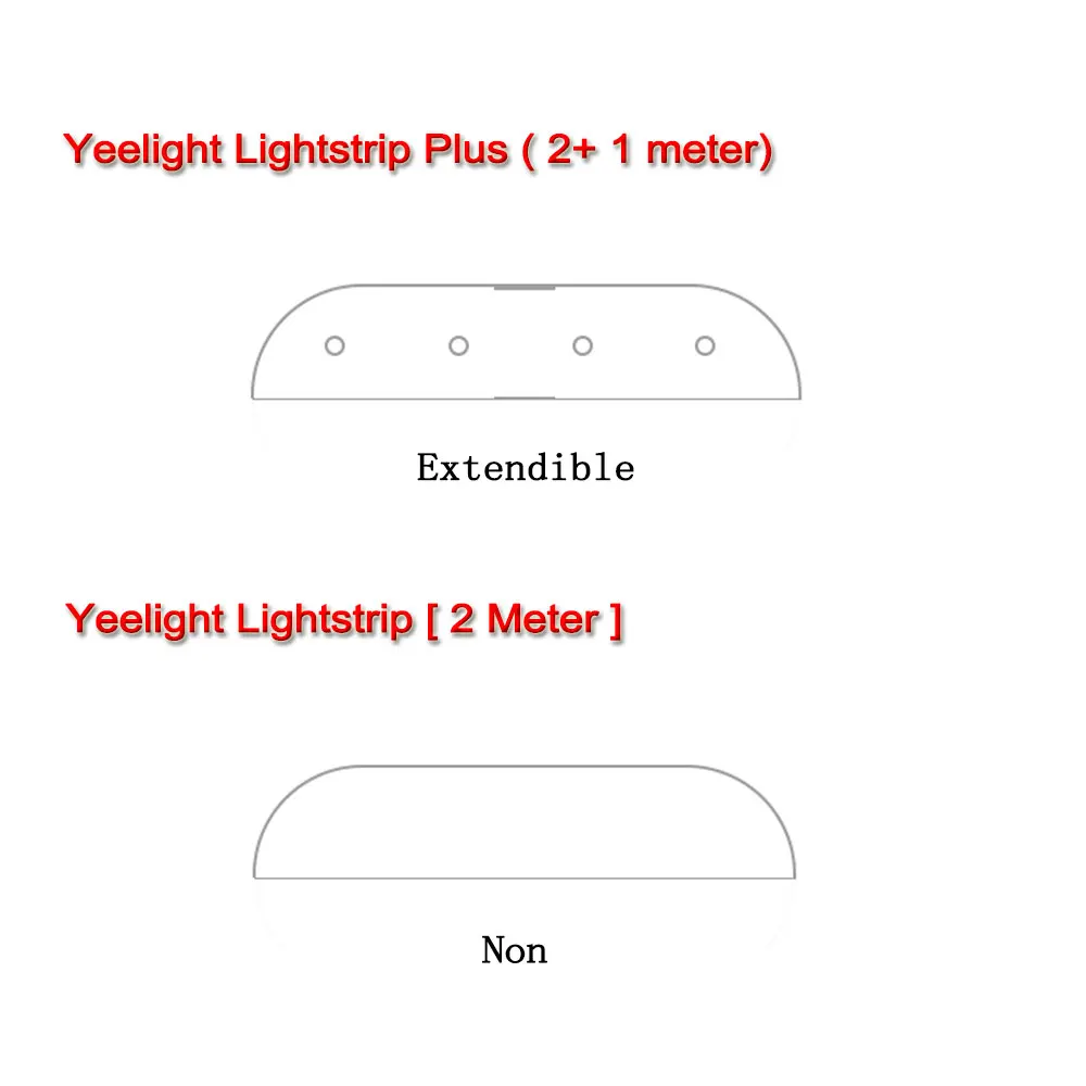 Xiao mi jia Yeelight светильник, полоса плюс до 10 м, обновленная версия, умный удлинитель, светодиодный светильник, ремешок для работы с mi home app