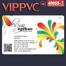 A40055-1 размер кредитной карты визитная открытка с печатным текстом ПВХ Карта