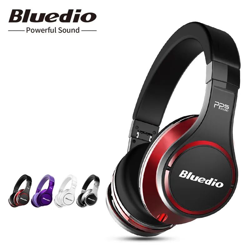 Bluedio UFO Bluetooth наушники высокого класса из натуральной запатентованы 8 динамиков 3D звука с Алюминим сплавом наскладные беспроводная гарнитурs