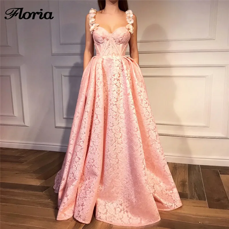 Pink Arabic Couture New Evening Dresses Turkish Arabic Lebanon In Dubai