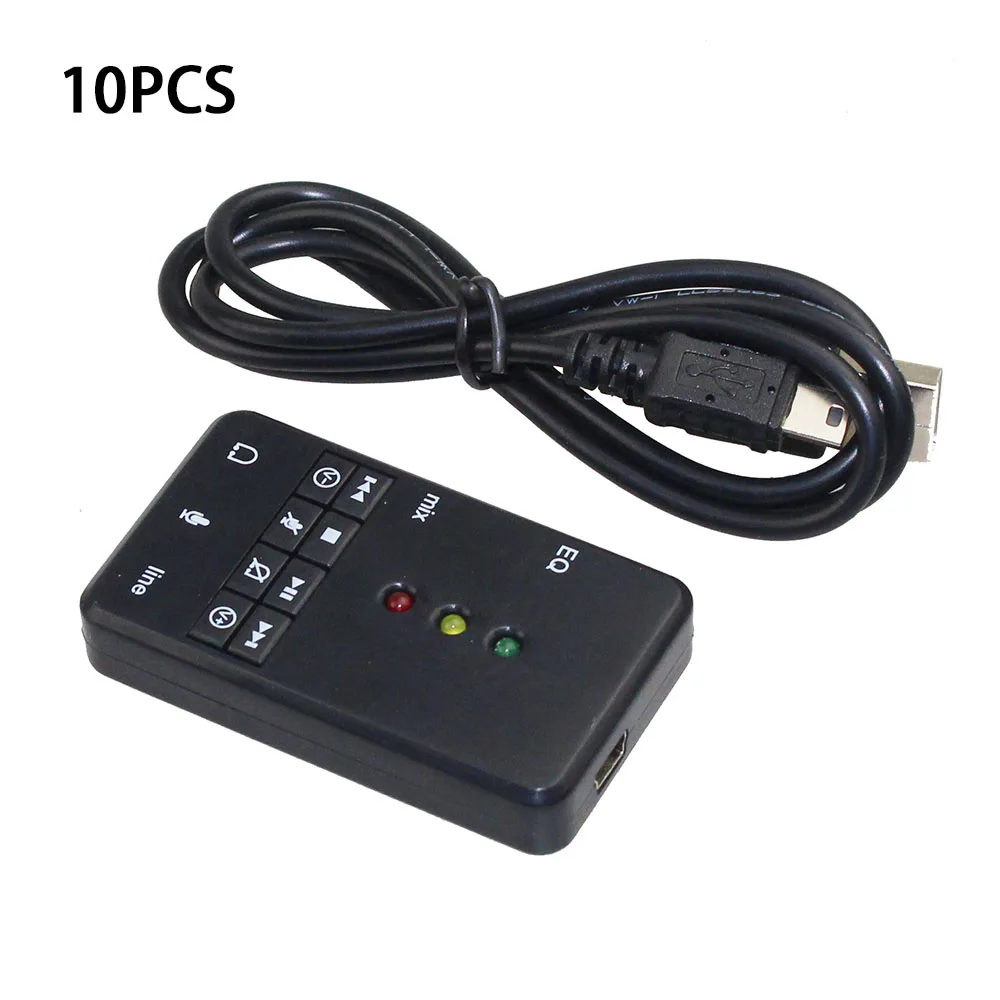 10PCS External EQ Xear USB Sound Card 7.1 Channel 3D Audio Adapter With