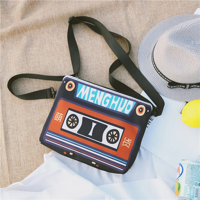 Menghuo 2018 Personality Retro 3D TV Tape Camera Radio Shape Women Handbag Ladies Shoulder Bag Messenger Bag Rock Cross-body Bag (38)