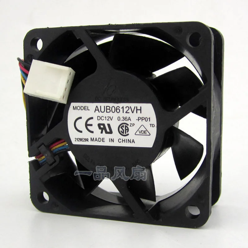 

Free Shipping Delta 6025 60mm 12V 0.36A AUB0612VH PWM 4 wire from the thermostat function 6CM Inverter Cooling fan