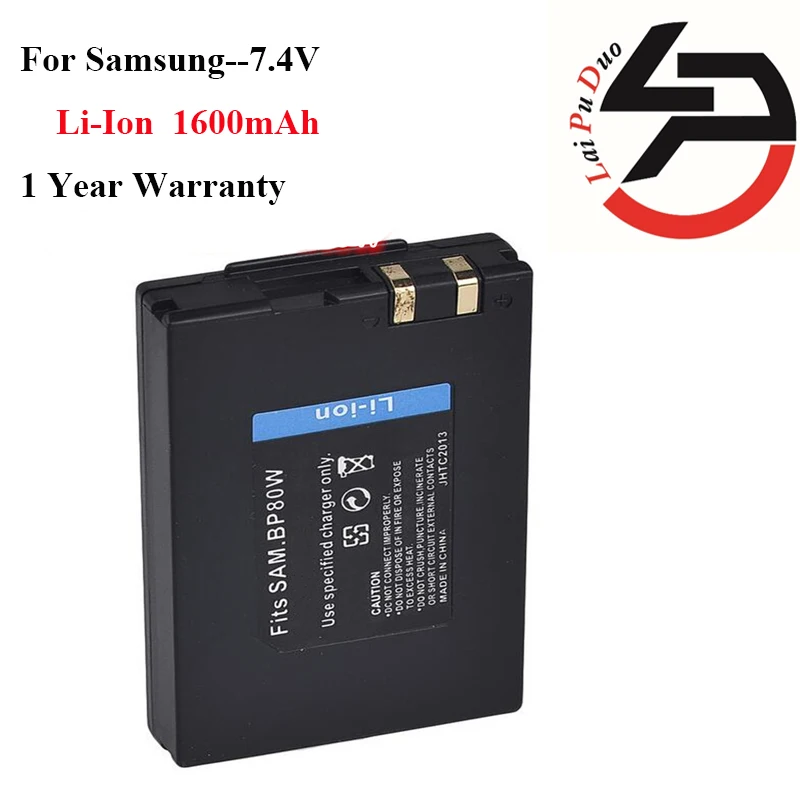 High Quality 1600mAh Brand New Replacement Battery For Samsung IA BP80W