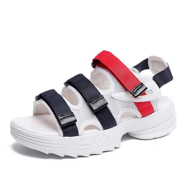 

Summer Platform Sandal 2019 Canvas Ankle Strap Open Toe Women Sandals Designer Shoes Wedges Summer Comfortable Shoes