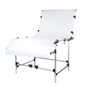 

100 * 200cm Aluminum Alloy Frame Shooting Table Photo Studio Photography Shooting Table for Still Life Product Shooting
