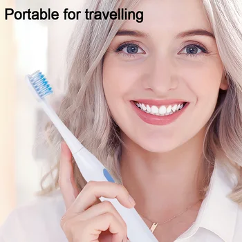 

Smart Electrical Toothbrush Waterproof Teeth Whitening Tooth Brush Portable Electric Brush Non-Rechargea Dental Health Care