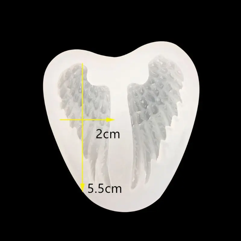 Ангел злой крылья кулон полимерный литой формы силиконовые формы ювелирных изделий Инструменты