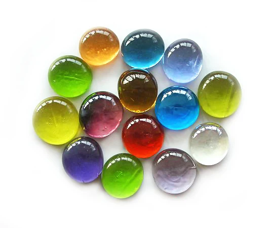 200 g Galets color/és pour jardins miniatures