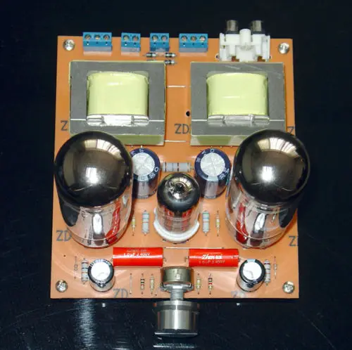6N2 + EL34 ламповый усилитель Hi-Fi несимметричный класс amp доска DIY Kit
