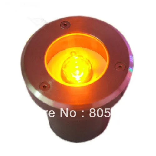 100* H80MM 1 Вт светодиодный подземный светильник, светодиодный проект лампы светодиодный открытый лампы на солнечных батареях DC12V/DC24V или AC85~ 265 V