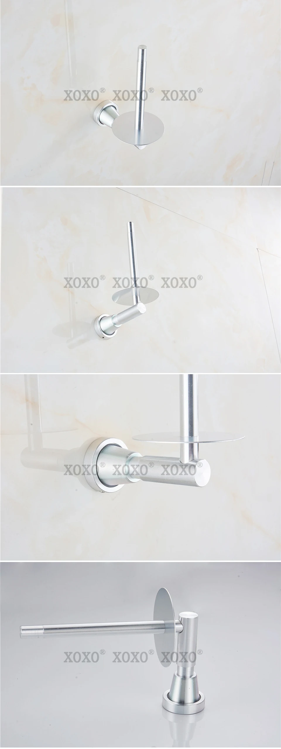 XOXONew Finether продукт soild практичный Настенный алюминиевый Аксессуары для ванной комнаты держатель бумаги/держатель рулона 3089