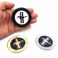 FDIK 3D Metal Chrome Car Styling Running Horse Emblem Badge For Ford Mustang Shelby GT Rear Trunk Decor Sticker Accessories qhcp car styling abs letter sticker rear trunk decklid badge emblem stickers decoration fit for ford mustang 2015 2016 2017 2018
