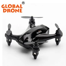Mini drone ( 5,5 x 5,5 x 2,5 cm ) modêlo X165 de 4 canais controlado até 20 m de distância. Giroscópio 6-eixo sistema para permitir vôo estável. Método de carregamento por USB ( aprox. 25 min. ) e autonomia de vôo de 5 minutos.