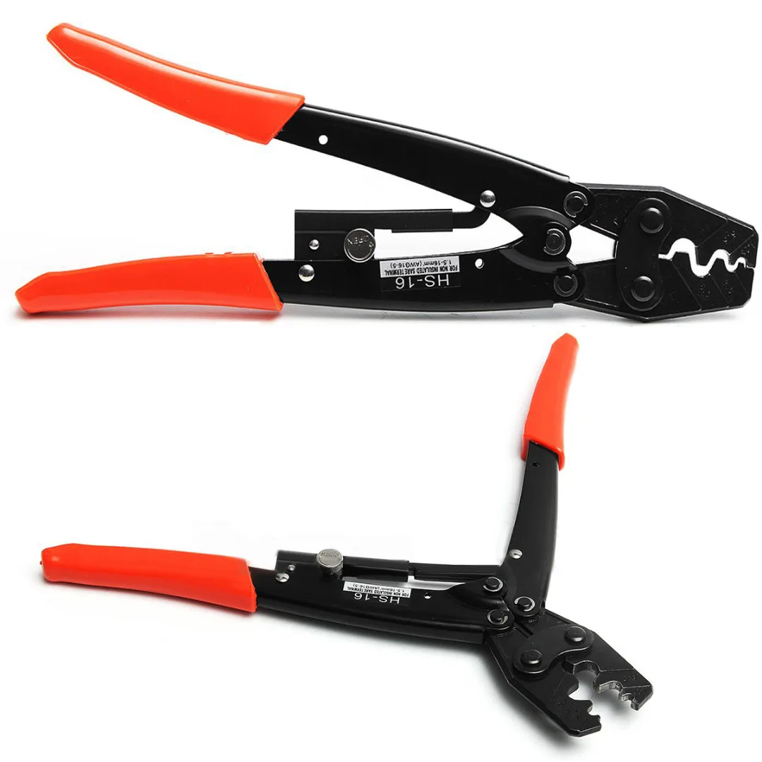 1pcs HS-16 1.25-16mm Plug 50 Amp Cable Terminal Crimping Plier Tool Wire Crimper