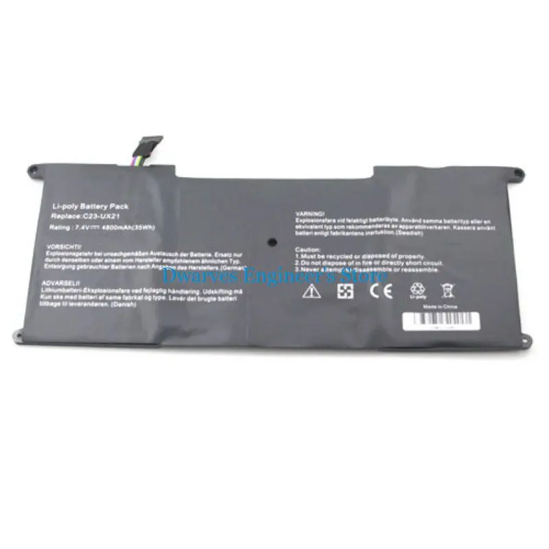 Замена C23 UX21 Аккумулятор для ноутбука ASUS Zenbook UX21E UX21A ультрабука 4800 мА/ч 35Wh|laptop