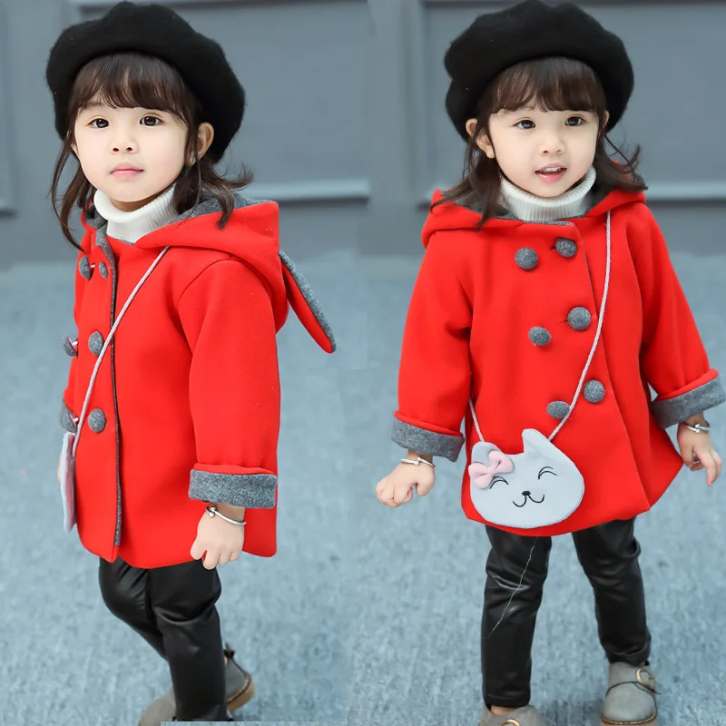 1 5T Casual Children Clothes Winter Girls Coat Kids Infantil New Girls