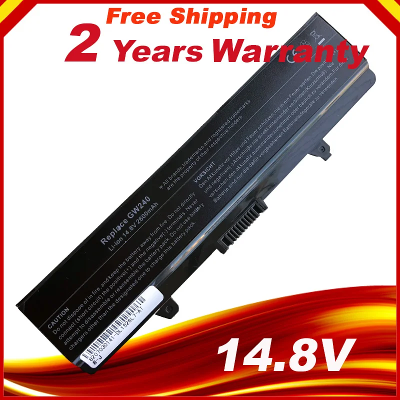 14,8 V батарея для ноутбука DELL INSPIRON 1525 1545 1526 C601H GW240 CR693 D608H GW241 GP252 GP952 GW252 HP277 HP287