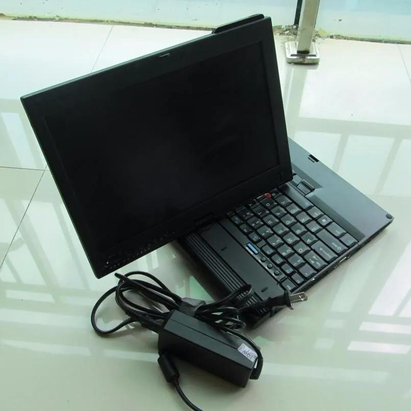  Para lenovo thinkpad x200 tablet pantalla táctil portátil usado para diagnóstico de coche con bater