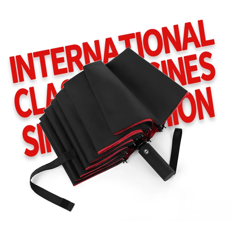 

Three Folding Wind Resistant Automatic Umbrella Rain Women Auto Luxury double Umbrellas cloth Men Frame Windproof 12K Parasol