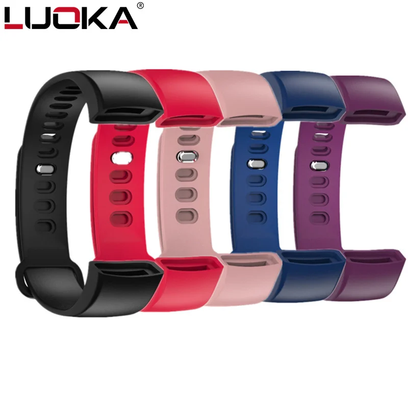 LUOKA100% силиконовый ремешок для смарт-браслета IP67 умный Браслет