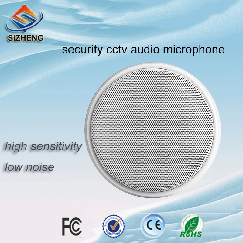 

SIZHENG COTT-S5 HI-fidelity CCTV audio microphone low noise sound monitoring pickup for surveillance camera