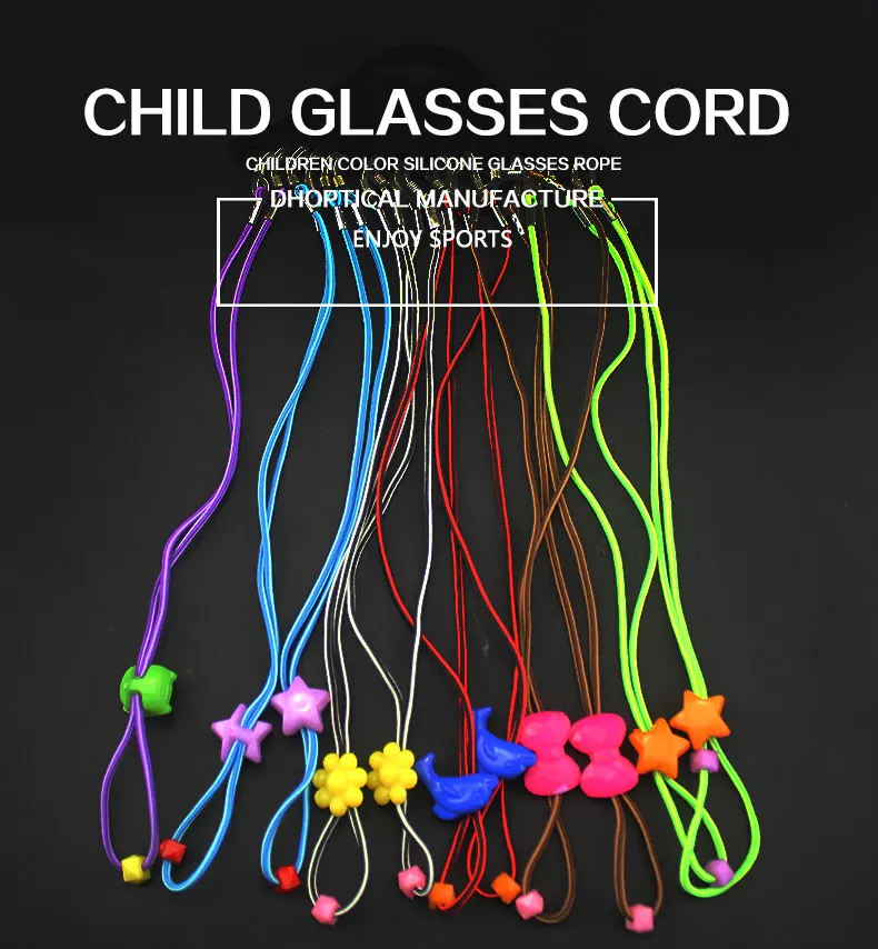 

free shipping glasses spring chain ,glasses cord for children ,cartoon chain double color wholesale 120pcs