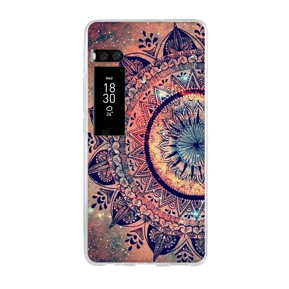 Silicone TPU Phone Cases For Meizu Pro 7 Plus Case 3D Luxury Cute Flower Fundas Soft Ultra Thin Covers Pattern Case best meizu phone case brand