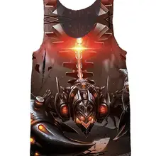 League of Legends игровая майка для спортзала для мужчин 3D жилет Летний жилет без рукавов фитнес под майка Топы майка для занятий бодибилдингом жилеты