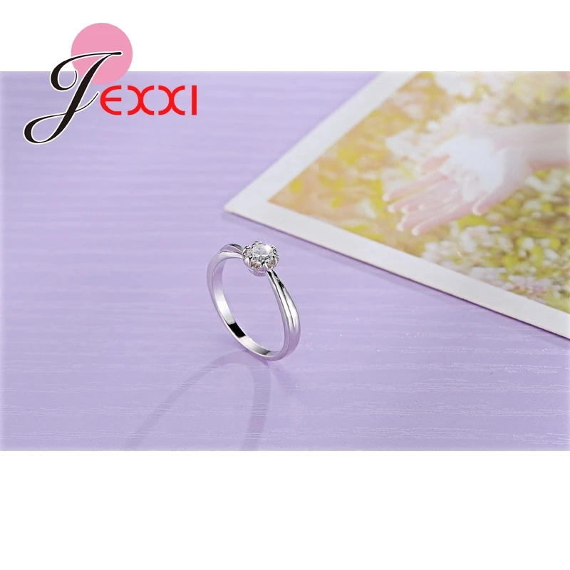 925 Sterling Silver Needle Jewelry Rings For Women Wedding Jewelry Bijoux Zirconia Vintage Accessories Engagement Hollow silver ring wedding rings silver rings