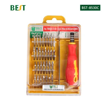 

BST-8530C 30 in 1 Multifunction Electronics Precise Screwdriver Tweezers Set For Smart Phone Samsung Macbook Mobile Phone Laptop