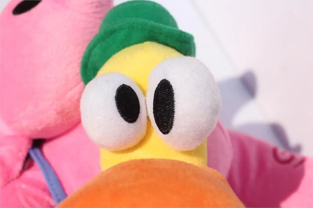 1 шт. 19 см Pato утка Pocoyo плюшевая игрушка плюшевые игрушки мягкие куклы|Персонажи