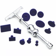 13pcs Dent Puller Removal Slide Hammer Tool Auto Paintless Dent Repair Glue Tabs Car Body Repair Tool Hand Tool Set
