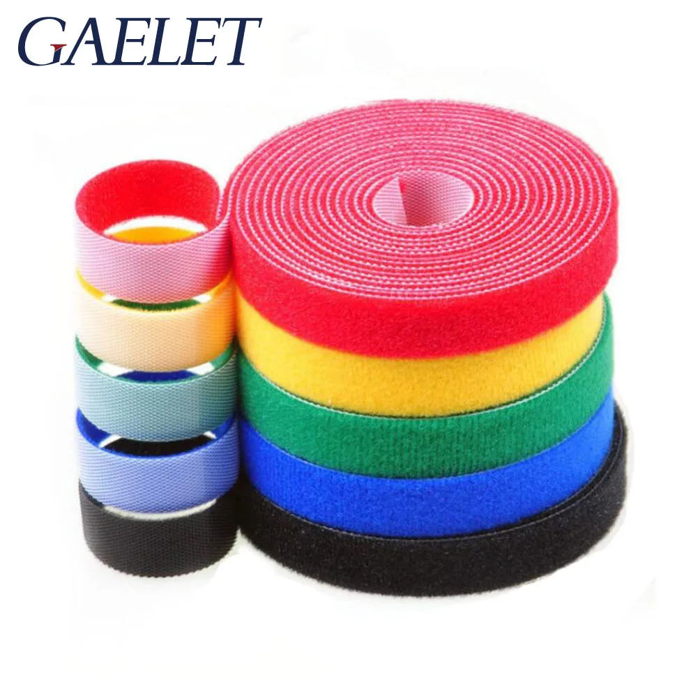 

10mm*5m Hook&Loop Cable Tie Cable Ties Computer Data Cable Strap Network Nylon Cable Tie Colorful XF30