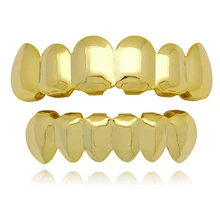 14k Gold Plated Hip Hop Teeth Grillz Caps 6 Top and Bottom Grillz Teeth Whitening Denture Paste False Teeth Veneers Dropshipping 14k Gold Plated Hip Hop Teeth Grillz Caps 6 Top and Bottom Grillz Teeth Whitening Denture Paste False Teeth Veneers Dropshipping