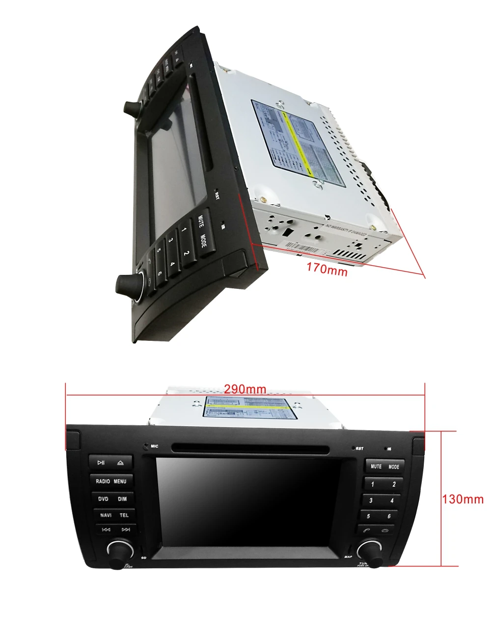Flash Deal Dinpei 7" Car DVD player for BMW 5 Series X5 E53 E39 M5 car Multimedia player  GPS stereo audio Radio Bluetooth Navi 16