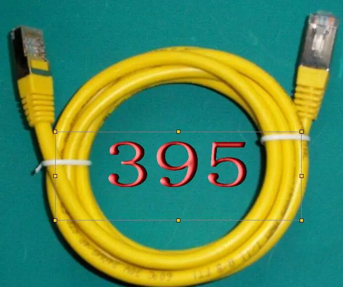 

B395 new 2019 of unshielded twisted pair network cable with crystal jumper network head Five types