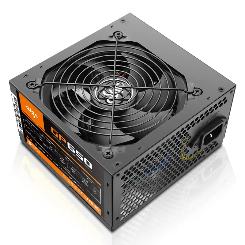 Aigo 650 W وحدة إمداد الطاقة للكمبيوتر ATX مصغرة psu itx 80 زائد البرونزية المملكة المتحدة المكونات النشطة فليكس ITX PC الطاقة 12 V إمدادات