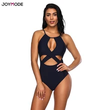 JOYMODE Для женщин сексуальные купальники выдалбливают бинты ремень купальник из двух предметов Черный Зеленый Белый бикини B