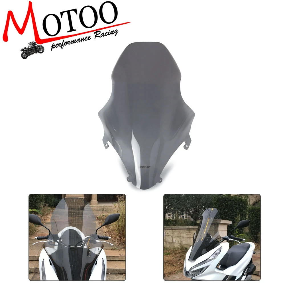 

Motorcycle Windshield ABS Windscreen Wind Deflector For Honda PCX125 PCX 125 150 2018 2019