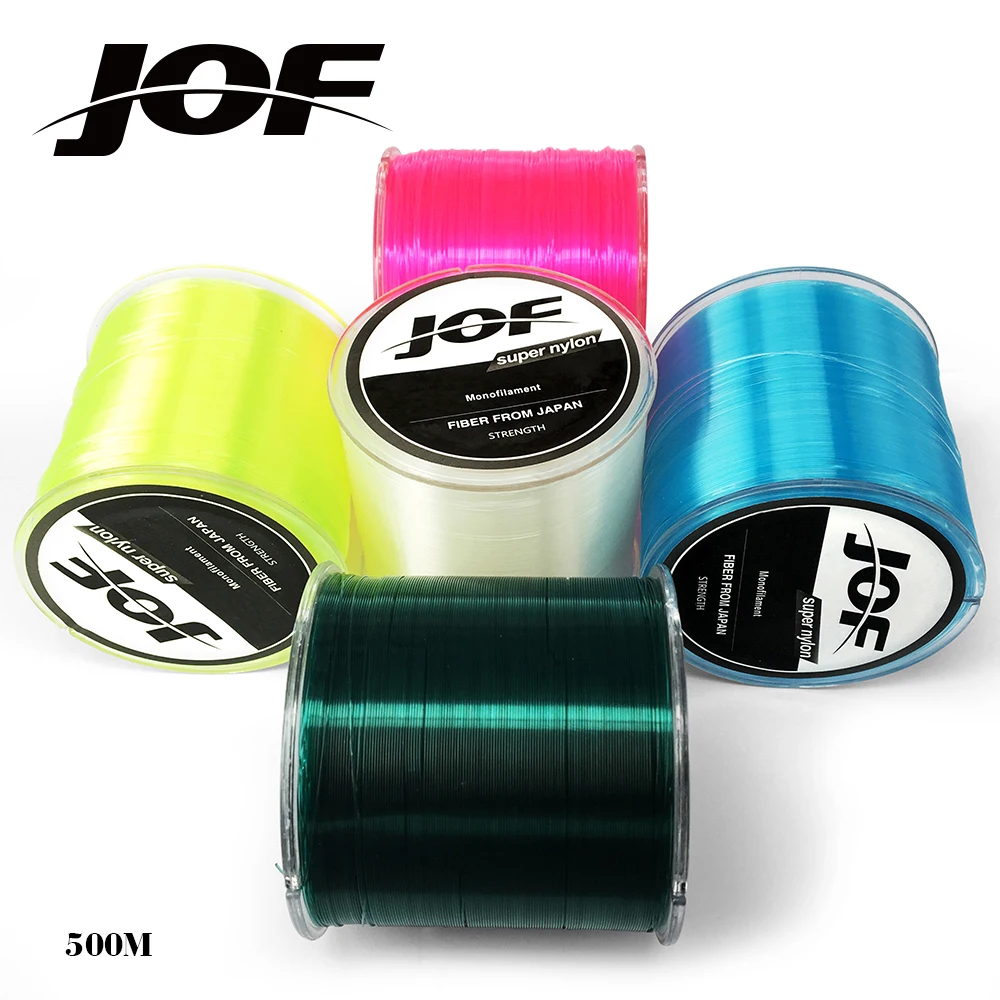 

500m JOF Fishing Line Nylon Super Strong Japan Monofilament Fishing Line 5 LB-30 LB