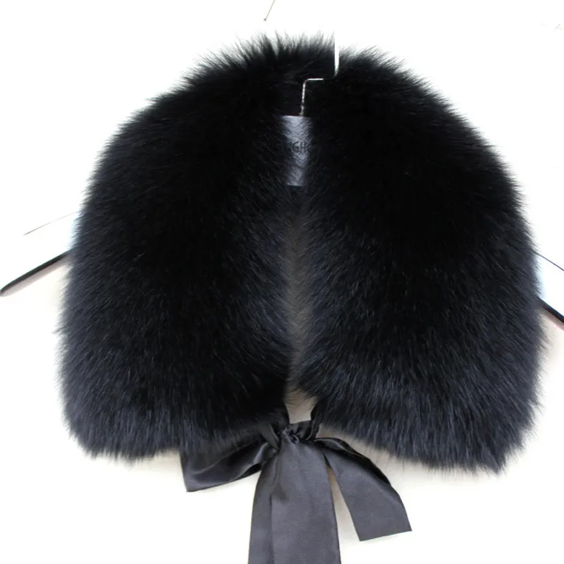 Женский шарф из натурального меха лисы кожаный с мехом енота 2019|fur fox|fox furcollar fox |